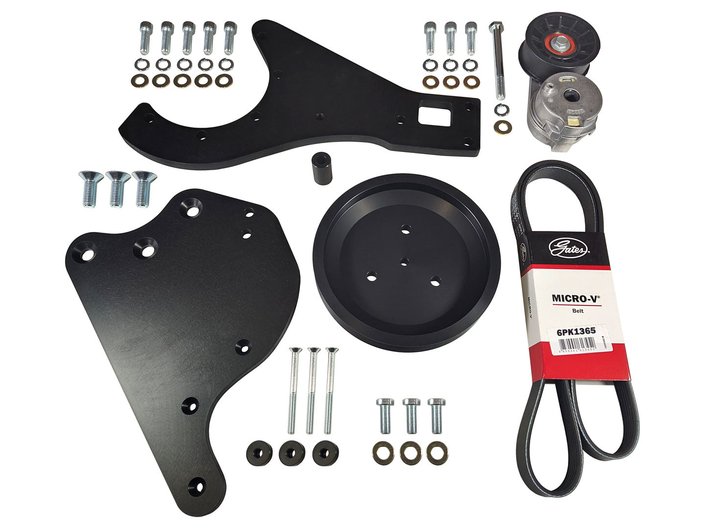 Holden 6cyl Vortech Supercharger Bracket and Pulley Kit
