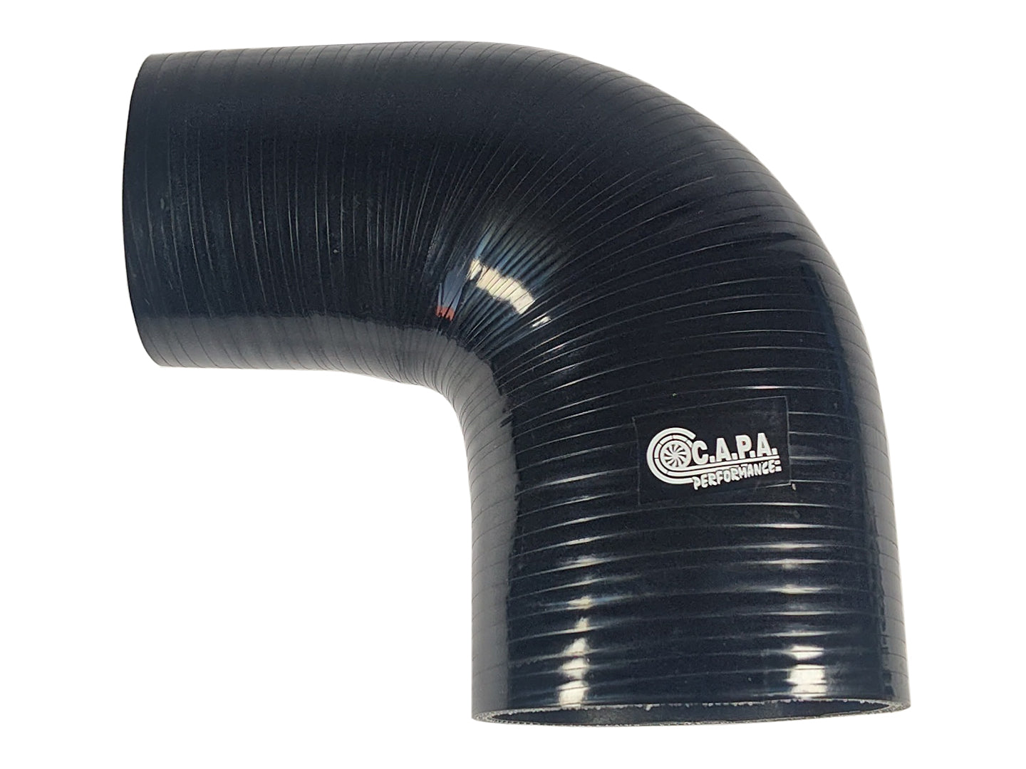 Silicone Hose - 89mm - 76mm (3.5" to 3") 90 Degree Reducer