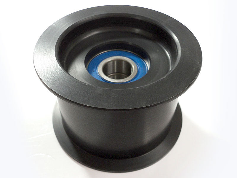 75mm Diameter x 52mm Double Bearing Aluminium Idler w/ Wings