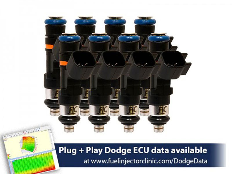 Fuel Injector Clinic 1000cc 3/4 Length, Suit SRT-8 - Matched Set of 8 Injectors