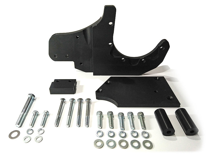 FG 6 Cyl Aluminium Bracket & Pulley Kit (Engine Belt Drive), Standard Rotation