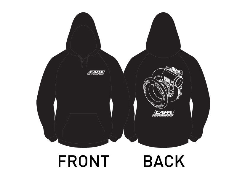 CAPA Performance Hoodie - 'V-30 Supercharger' Rear