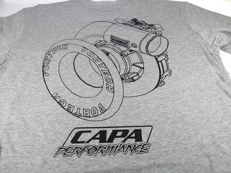 CAPA Performance T-Shirt - 'V-30 Supercharger' Rear