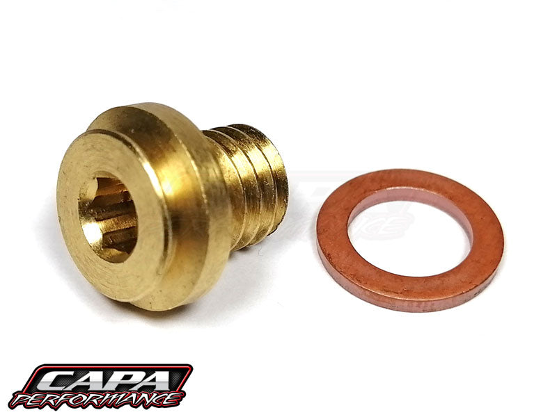 Vortech Gearbox Brass Side Plug