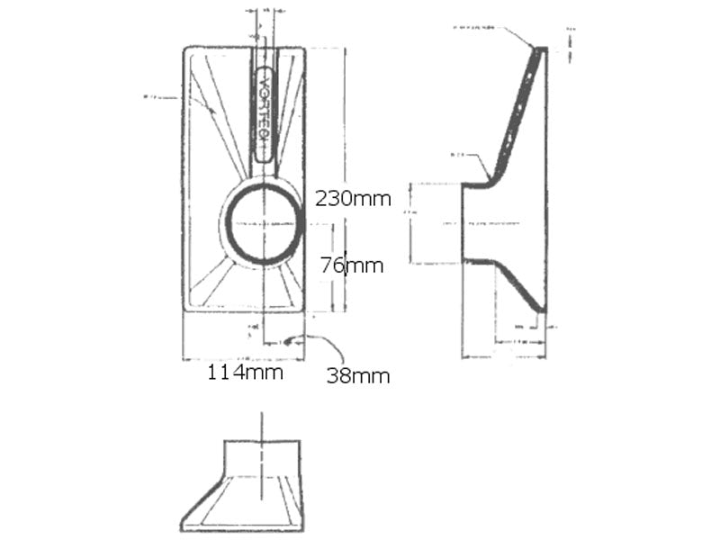 Vortech Charge Cooler (Water to Air Intercooler), End Tank S2000 Hot Side